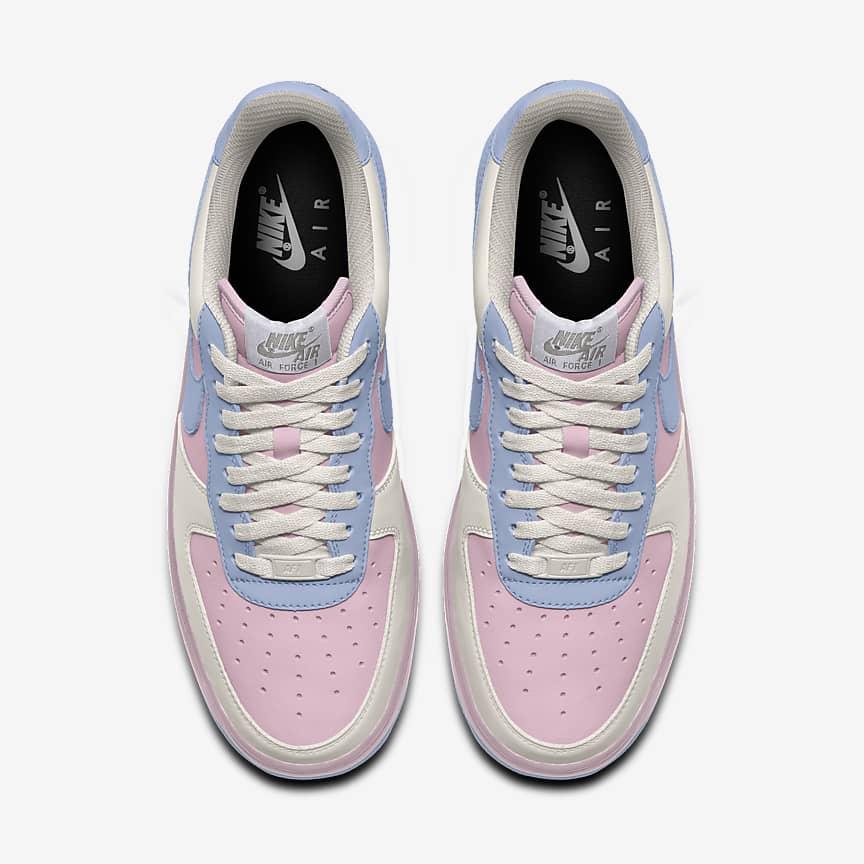 Nike Air Force 1 Low By You Nữ Hồng Xanh